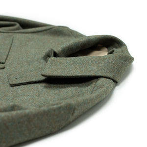 Document CPO jacket in sea moss green English melton wool (10th