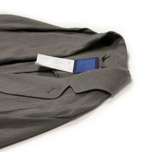 Architect raglan jacket in grey Italian linen rayon