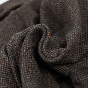 Document FW25 Balmacaan in brown Molloy & Sons donegal tweed – No