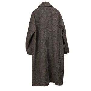 Document FW25 Balmacaan in brown Molloy & Sons donegal tweed – No