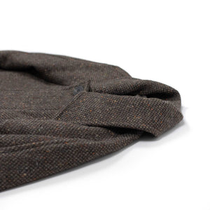 Document FW25 Balmacaan in brown Molloy & Sons donegal tweed – No