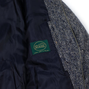 Document FW25 Raglan sleeve blouson in McGee donegal blue