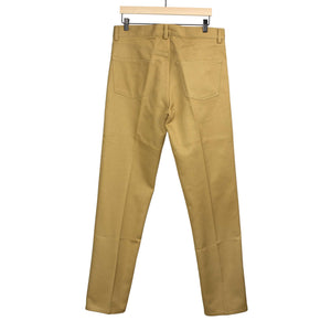 Exclusive Aacero 5-pocket trousers in beige textured cotton twill (10th anniversary capsule)