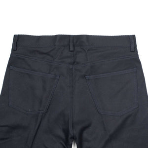 Exclusive Aacero 5-pocket trousers in midnight navy textured cotton twill (10th anniversary capsule)