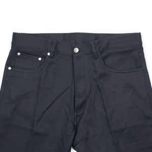 Exclusive Aacero 5-pocket trousers in midnight navy textured cotton twill (10th anniversary capsule)