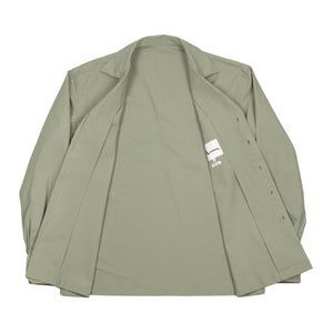 AAlgeri shirt jacket in light sage green cotton ripstop