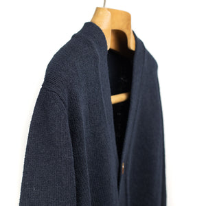 Aaliano cardigan in navy crepe cotton mix