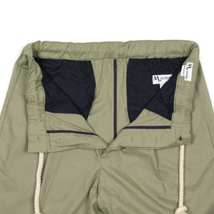 Aaustralia drawstring easy pants in sage green linen cotton
