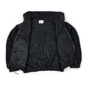 Earth\Studies FW25 ESCEP jacket in anthracite high pile curly