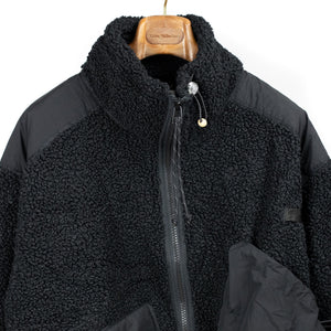 Earth\Studies FW25 ESCEP jacket in anthracite high pile curly