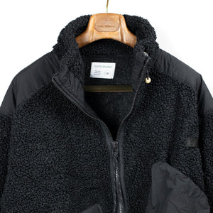 Earth\Studies FW25 ESCEP jacket in anthracite high pile curly