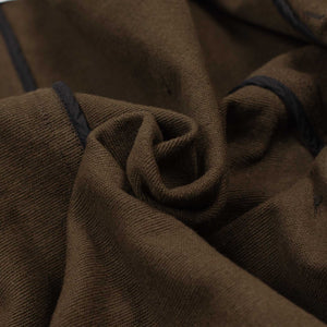 Foraging jacket in Bark khadi cotton