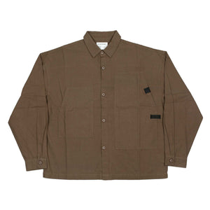 Research shirt in Chestnut cotton ripstop