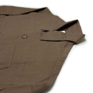 Research shirt in Chestnut cotton ripstop
