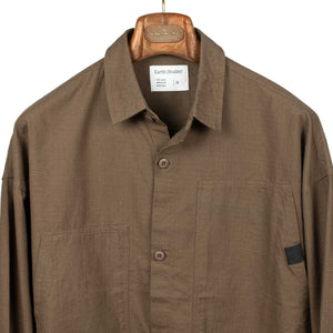 Research shirt in Chestnut cotton ripstop