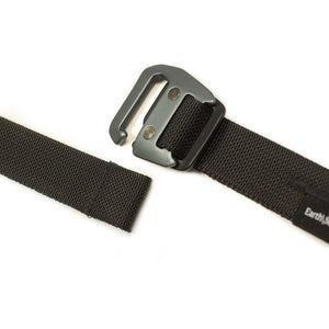 Webbing belt in carbon black nylon