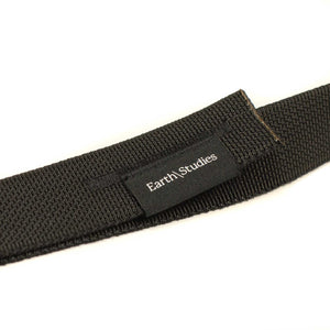 Webbing belt in carbon black nylon