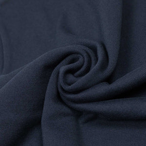 Short sleeve knit t-shirt in navy blue