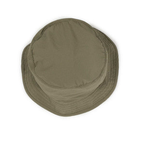 Boonie crusher hat in olive tonal ginham polyester