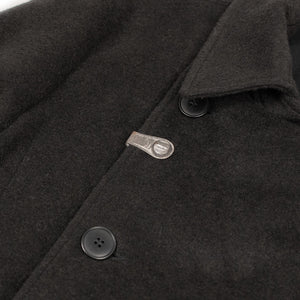 Frank Leder FW25 Archive Edition Long Great Coat in black Bavarian