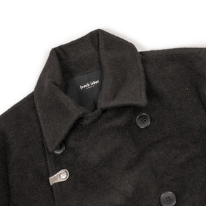 Frank Leder FW25 Archive Edition Long Great Coat in black Bavarian