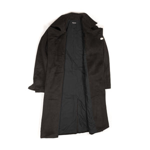 Frank Leder FW25 Archive Edition Long Great Coat in black Bavarian