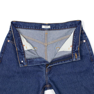 【新品未使用タグ付き】IIROT Tapered Jeans_Blue Fujito SS26 Tapered five pocket jeans in medium wash blue denim