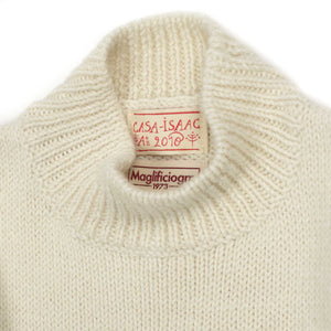 Alpaca-Blend Mockneck Sweater