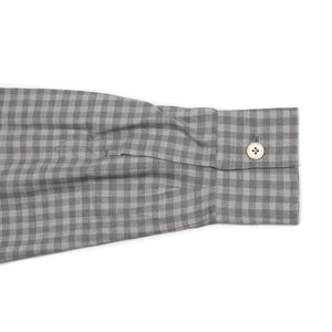 Exclusive Work Shirt in grey gingham cotton