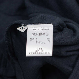 Light quilted sweatshirt in navy cotton