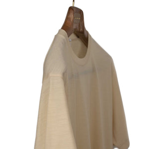 Short-sleeve t-shirt in natural washable wool jersey