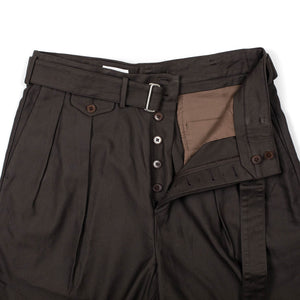 Kaptain Sunshine FW25 Belted Riviera Pants brown – No Man Walks Alone
