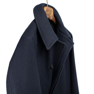 Kaptain Sunshine FW25 Traveller Coat top navy – No Man Walks Alone