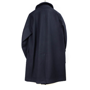 Kaptain Sunshine FW25 Traveller Coat top navy – No Man Walks Alone