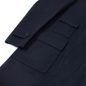 Kaptain Sunshine FW25 Traveller Coat top navy – No Man Walks Alone