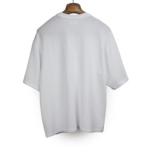 Kaptain Sunshine FW26 Half sleeve t-shirt in white mini terry