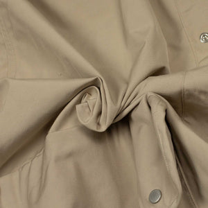 Hunter Jacket in sand beige polyester cotton