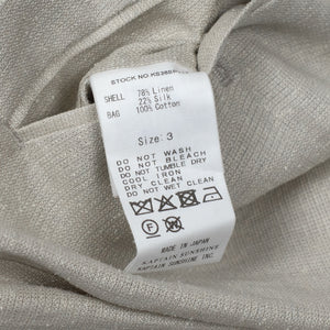Kaptain Sunshine SS26 Gurkha shorts in ash grey linen and silk