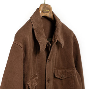 KAPTAIN SUNSHINE Jacket ブラウン ガーメントダイ 無双 Kaptain Sunshine SS26 Hunt Jacket in brown garment dyed cotton