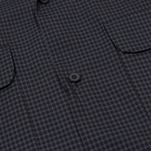 Kaptain Sunshine SS26 Short sleeve open collar shirt in brown