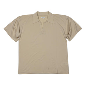 Kaptain Sunshine SS26 Short sleeve skipper shirt in almond Super
