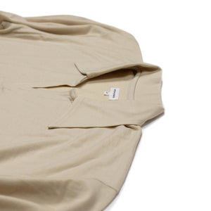 Kaptain Sunshine SS26 Short sleeve skipper shirt in almond Super