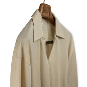 Kaptain Sunshine SS26 Short sleeve skipper shirt in almond Super