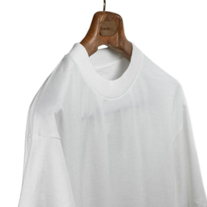 Kaptain Sunshine SS26 Short sleeve tubular knit t-shirt in white