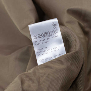 LEJ FW25 Winter Plage Coat in Japanese black and sand herringbone