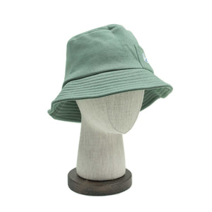 Vintage Fleece bucket hat in Green Stone cotton