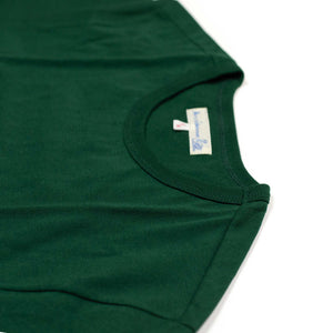 Special box set of 3 1950s crew neck t-shirts in ink blue, classic green and white