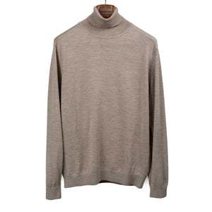 【新品】ムーンキャッスル⭐︎ WOOL HEAVY WEIGHT MOCKNECK Mooncastle FW25 Mockneck sweater in camel color wool