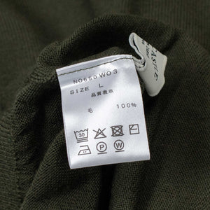 Mooncastle FW25 Lightweight turtleneck sweater in dark olive green