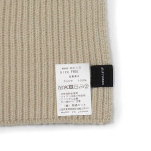 Mooncastle FW25 Short scarf in beige cashmere – No Man Walks Alone